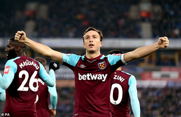 Mark Noble na czele „tabeli lojalności”