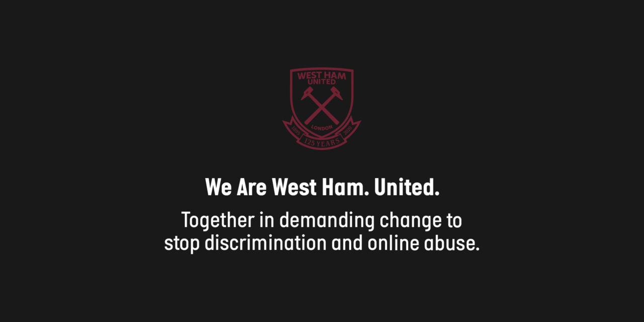 West Ham United przeciwko dyskryminacji i nadużyciom w Internecie