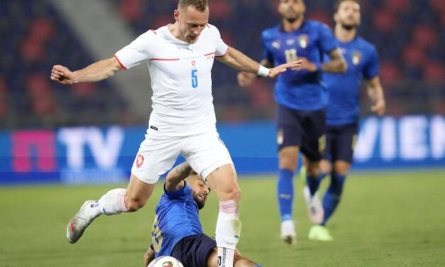 Vladimír Coufal i Tomáš Souček zagrali w towarzyskim spotkaniu z Włochami 