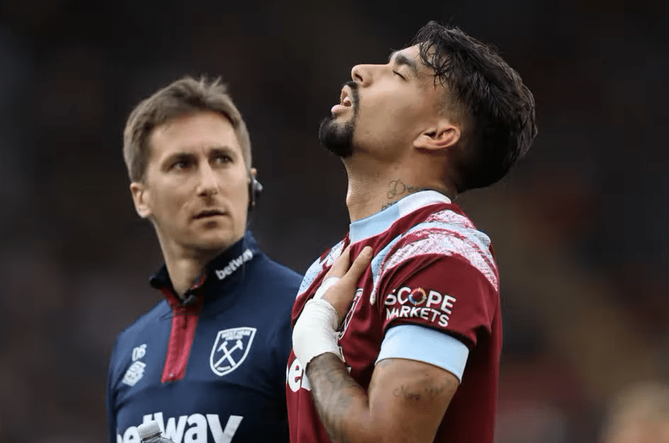 Paqueta potwierdza: Dwa tygodnie przerwy w grze