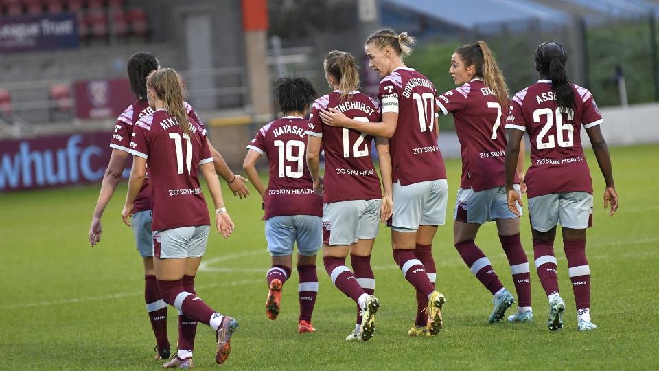 West Ham United Women: Pierwsze trzy punkty w fazie grupowej Continental Tyres League Cup