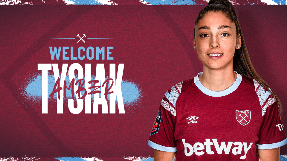 West Ham United Women potwierdza podpisanie kontraktu z reprezentantką Belgii – Amber Tysiak 