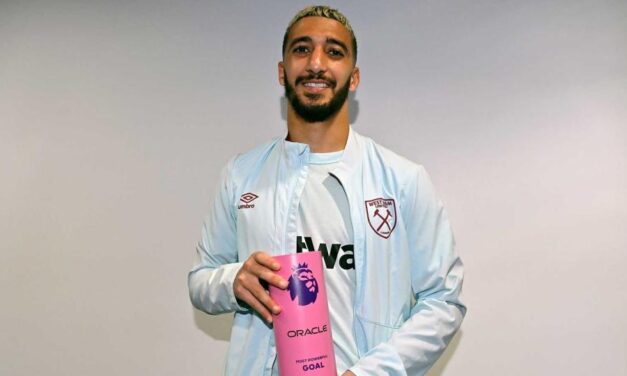 Celny strzał skrzydłowego West Hamu przeciwko Crystal Palace z wyjątkową nagrodą