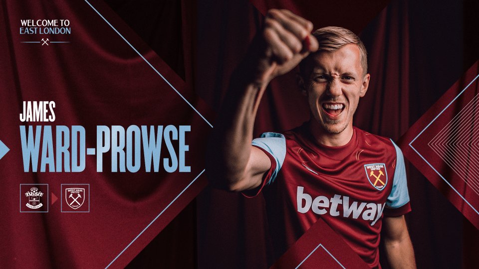 James Ward-Prowse podpisał kontrakt z West Hamem