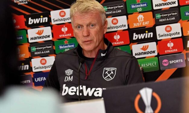 Konferencja Davida Moyesa przed – pierwszym w tym sezonie – meczem Ligi Europy