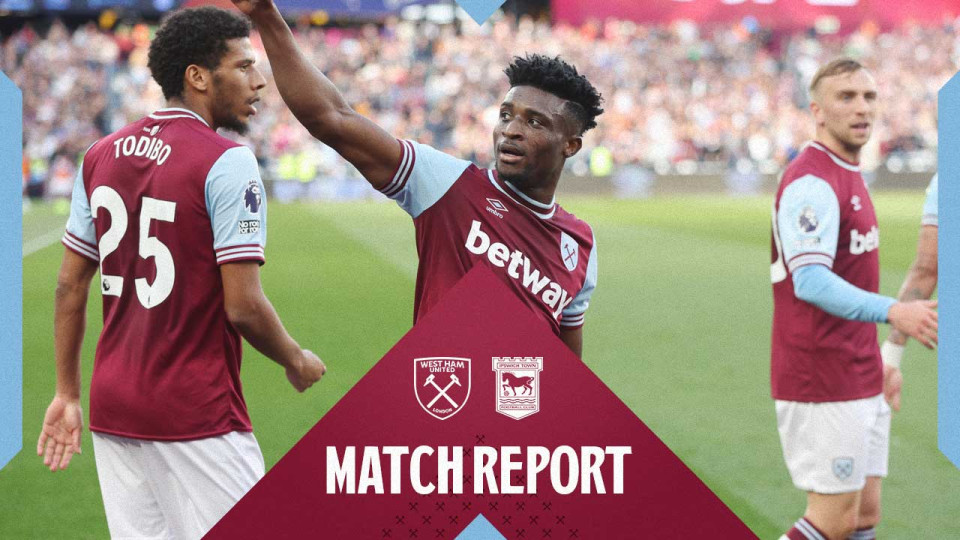 West Ham zapewnia sobie kluczowe zwycięstwo nad Ipswich Town [MATCH REPORT]