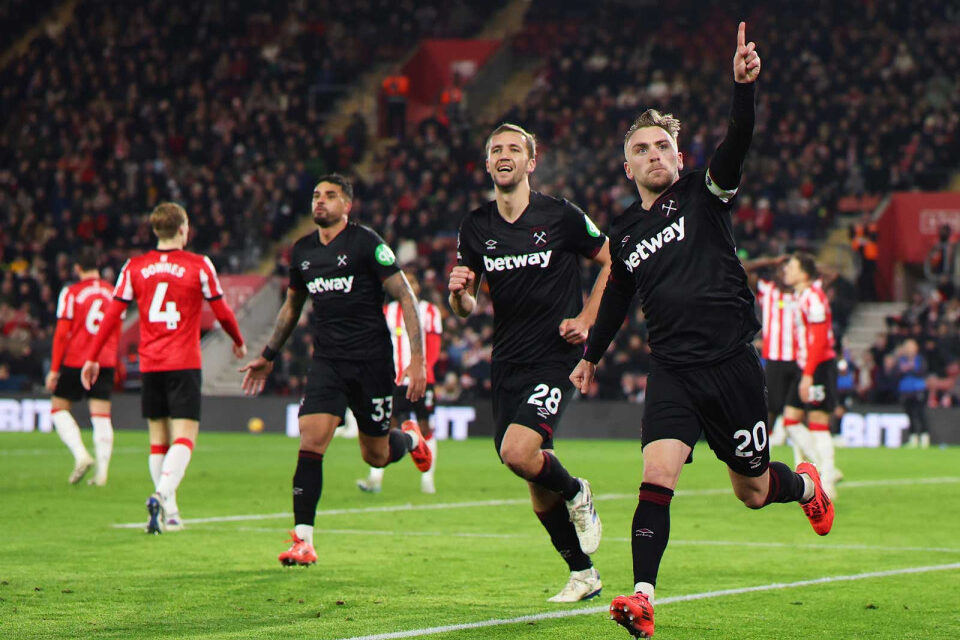 Jarrod Bowen bohaterem West Hamu w zwycięskim meczu nad Southampton [WIDEO]