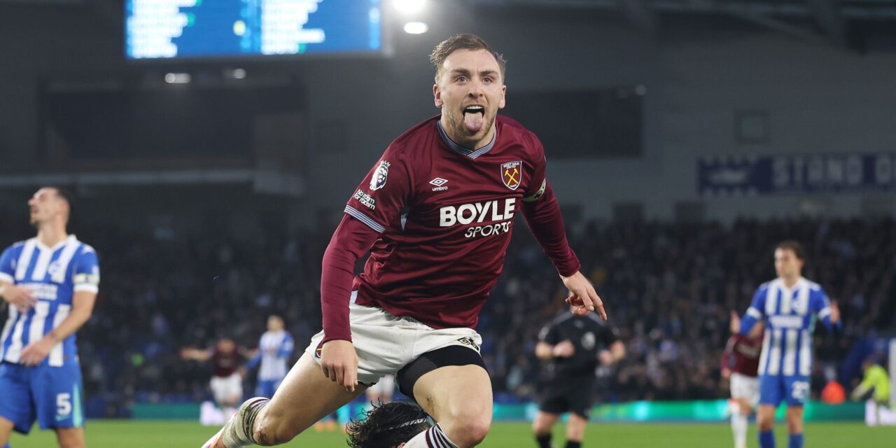 Kontrowersyjny gol odbiera West Ham United zwycięstwo w Brighton [WIDEO]